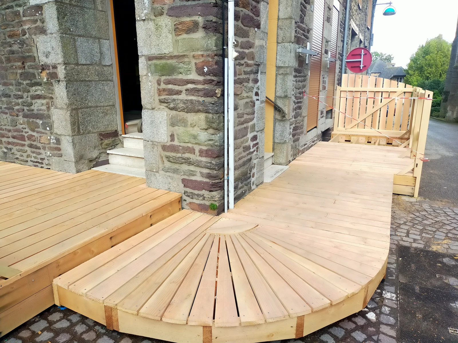 Charpente pour terrasse bois local Mauron Nombre dOr, vue 9